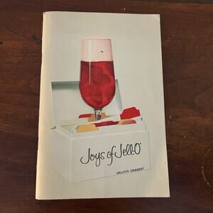 Vintage JOYS OF JELL-O Jello Gelatin Dessert Cookbook 95 Pages General Foods